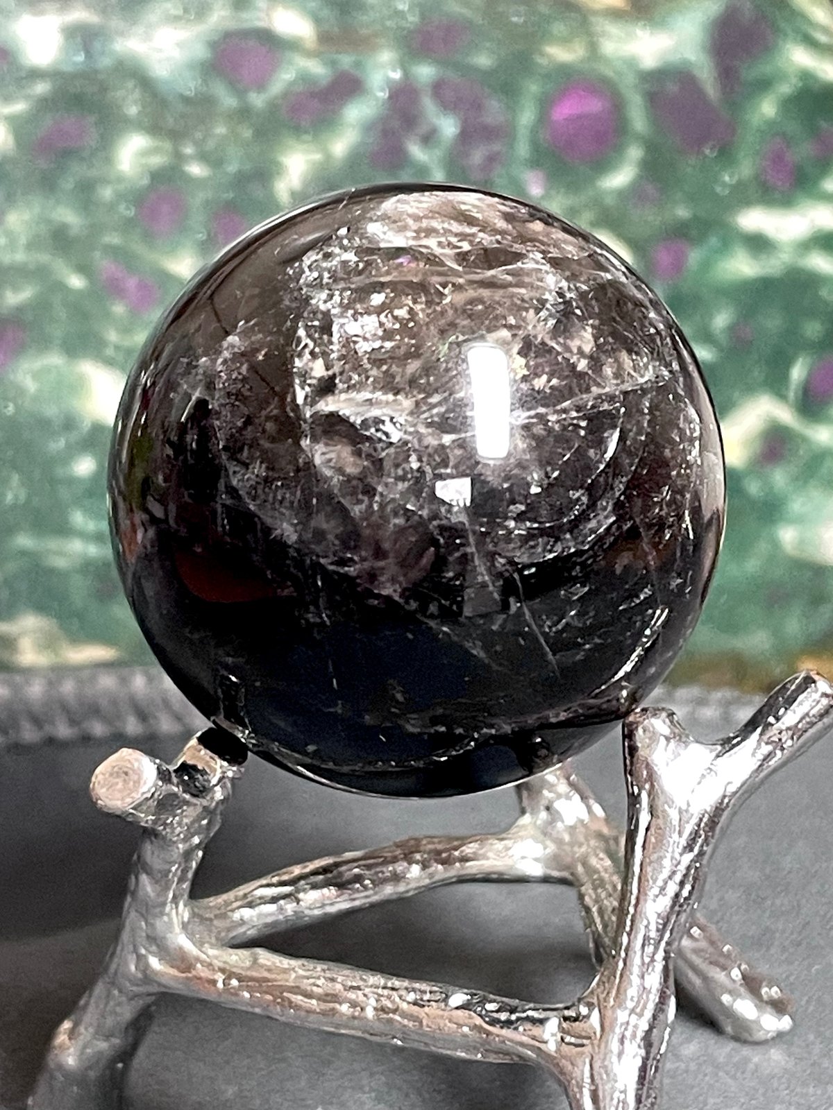 【強力魔除・浄化・六芒星】希少！チベット産！スターモリオンスフィア⭐️R 168 gg99-a9601_03.jpg