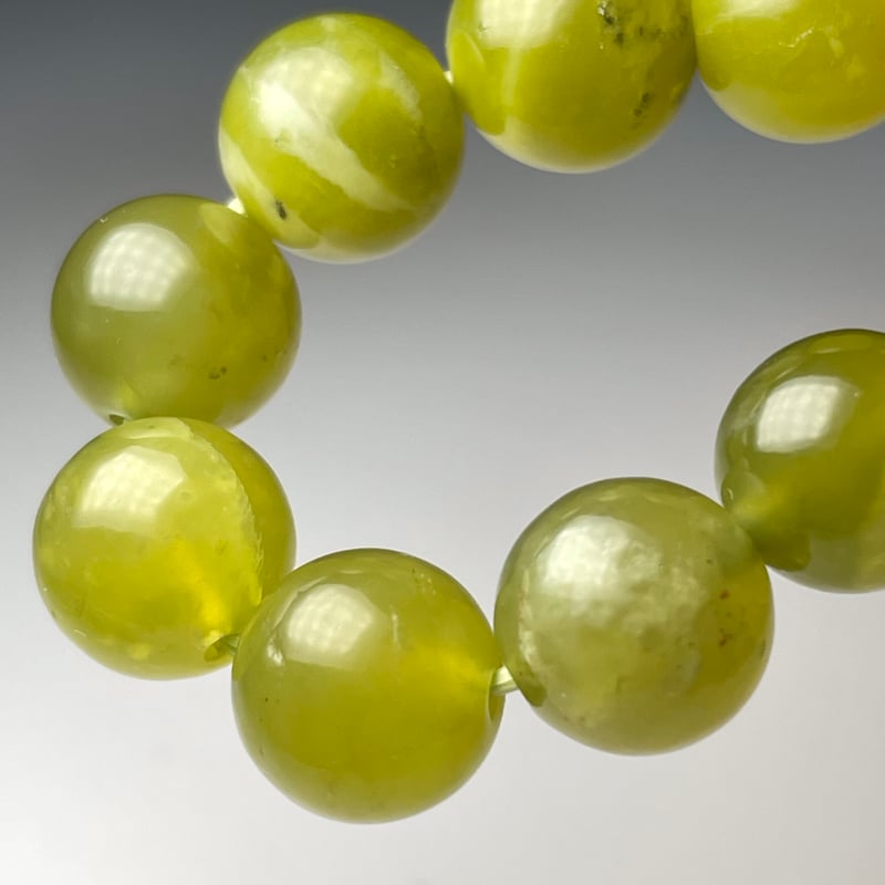 ミルキー サーペンティン【蛇紋石】ブレスレット◇天然石