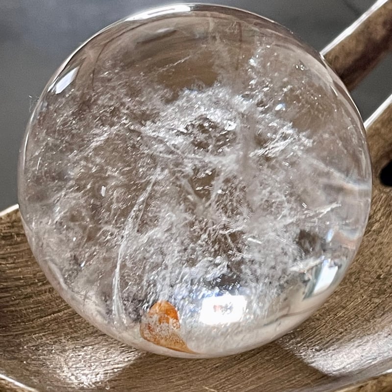 天然水晶【クリアクォーツ】丸玉○スフィア◇天然石◇パワーストーン