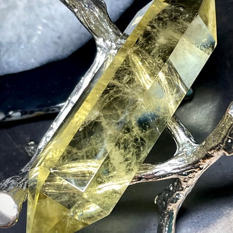 高品質★シトリン【黄水晶】ダブルポイント◆ダブルターミネーテッド◆天然石◆パワーストーン