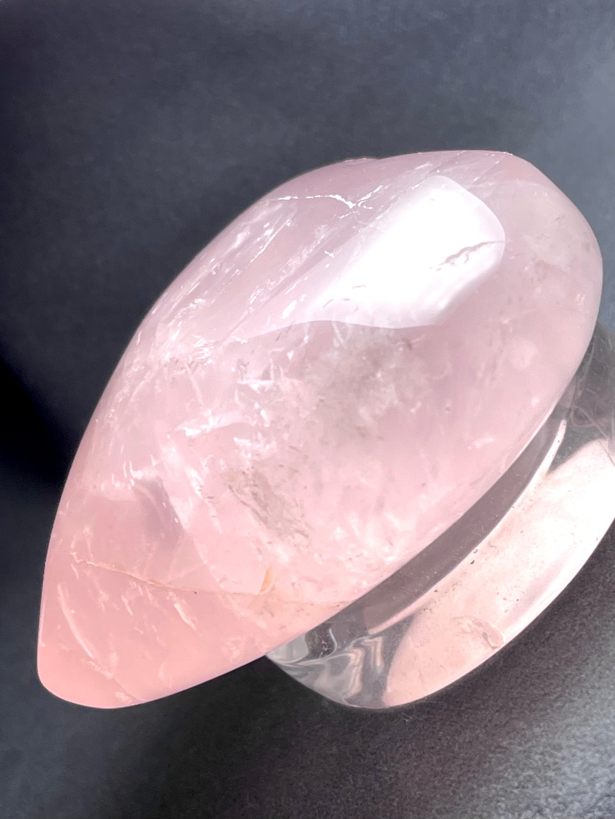 ☆特選一連☆愛の石♡【ローズクォーツ『紅石英』ハート型♡12mm】❤️