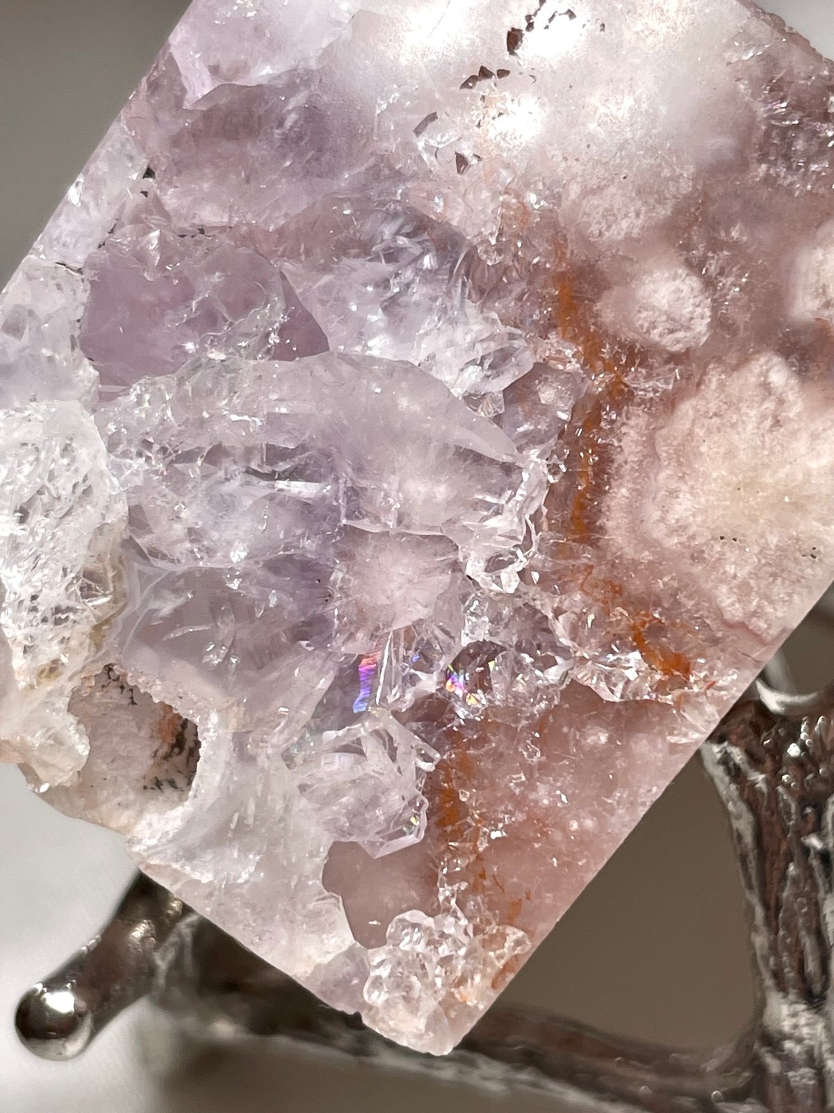 可愛い　キラキラ　アメジスト　フラワーアゲート　フリーフォーム ピンクアメジスト【桜瑪瑙】ピンクフラワーアゲート◇フリー