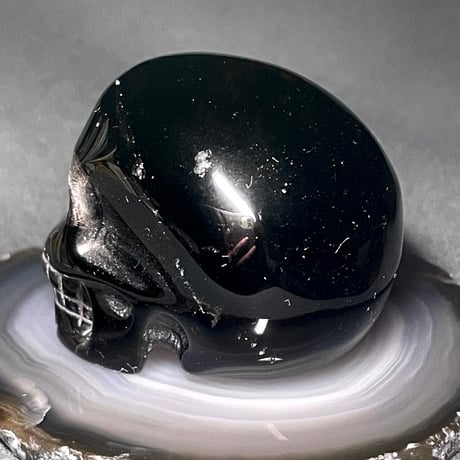 モリオン【黒水晶】スカル◆骸骨◆ドクロ◆天然石◆パワーストーン