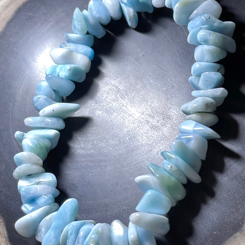 【良質】うるぷるラリマー １３㎜　ブレスレット　美品　ブルーペクトライト 良質】うるぷるラリマー 13㎜ ブレスレット 美品 ブルーペクトライト