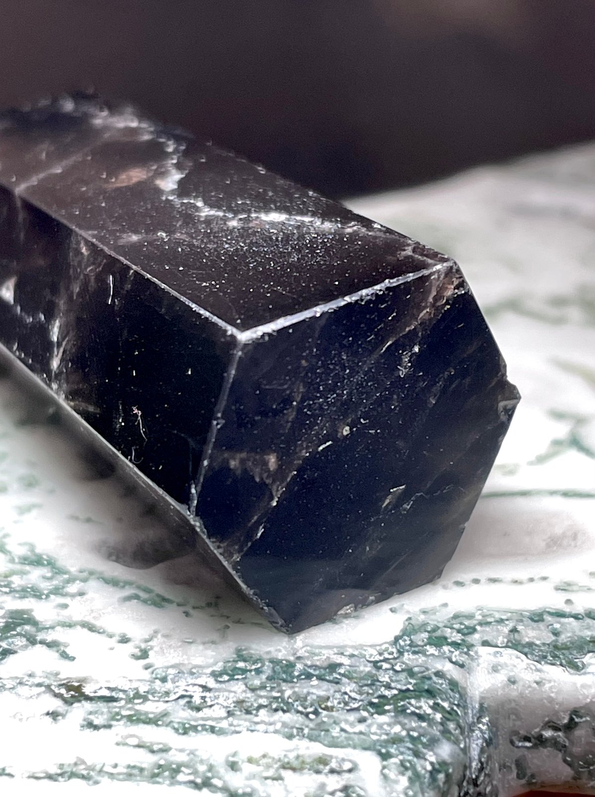 モリオン【黒水晶】タワー◇六角柱◇ポイント◇天然石◇パワーストーン