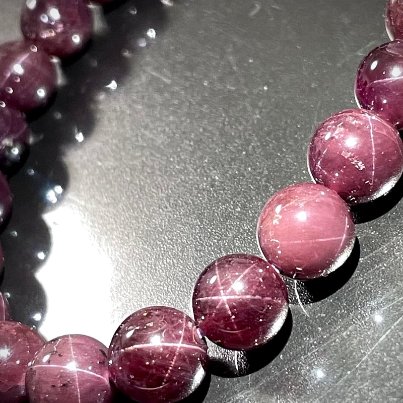 スター ガーネット【柘榴石】ブレスレット◇天然石◇パワーストーン