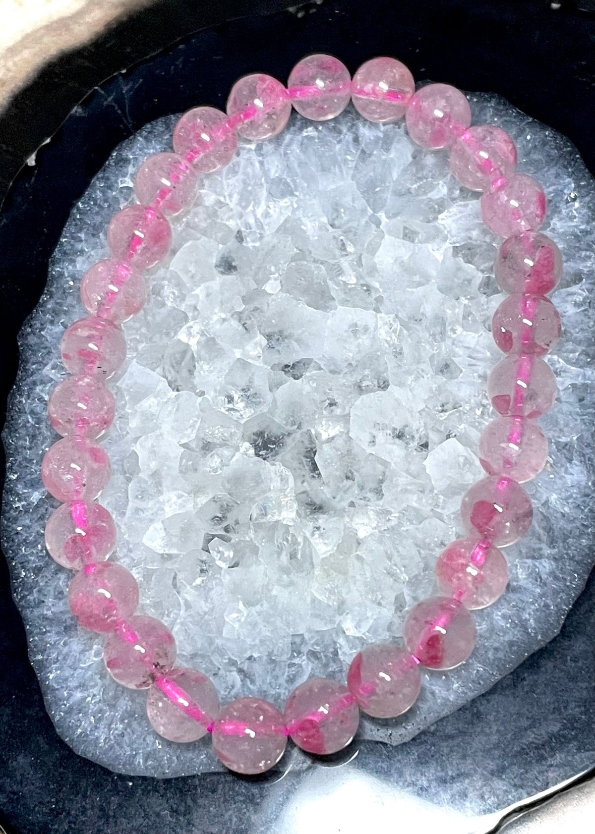 レア❢ブルーローズとロードナイトシリカの薔薇ブレス❥ 【公式通販】