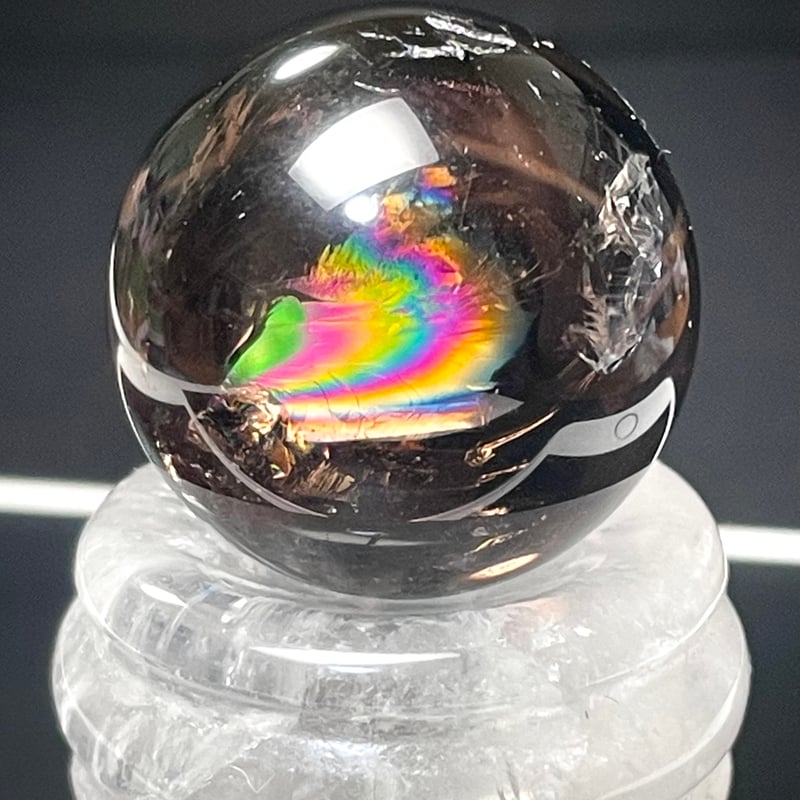 スモーキーアイリスクォーツスフィア③ スモーキーアイリスクォーツ スフィア(B) | NEROLI CRYSTAL