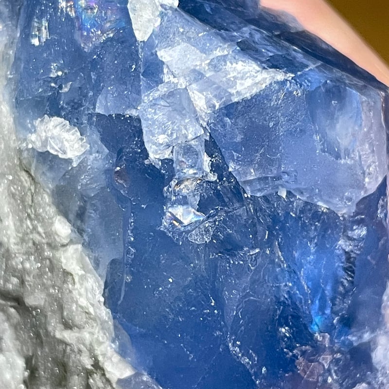 ブルーフローライト【蛍石】原石◇鉱物◇天然石◇パワーストーン