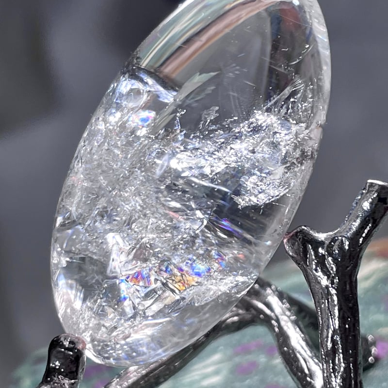 水晶【アイリスクオーツ】タンプル◇シバリンガム◇天然石