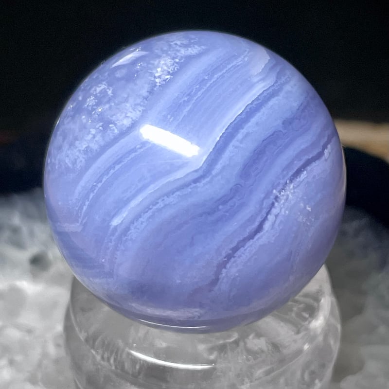 １点再入荷　高品質　ブルー桜瑪瑙　ブルーアゲート　スフィア　花　天然石 レア 高品質 ブルー桜瑪瑙 ブルーアゲート スフィア 天然石