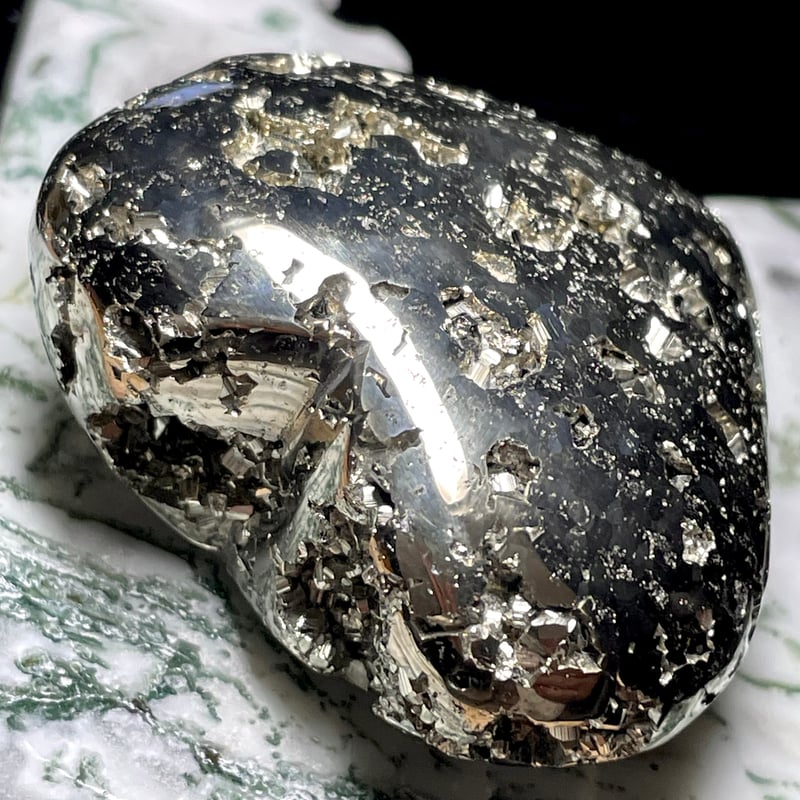 パイライト【黄鉄鉱】ハート型◇パーム◇天然石◇パワーストーン