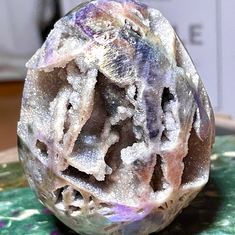 オーラ スファレライト【閃亜鉛鉱】卵型◇天然石◇パワーストーン