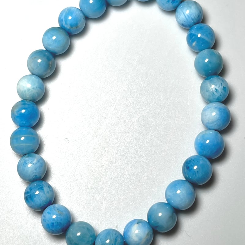ブルーアパタイト【燐灰石】ブレスレット◇天然石◇パワーストーン
