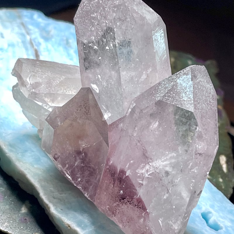 レッドファントムクォーツ【赤幻影水晶】クラスター◇原石◇天然石