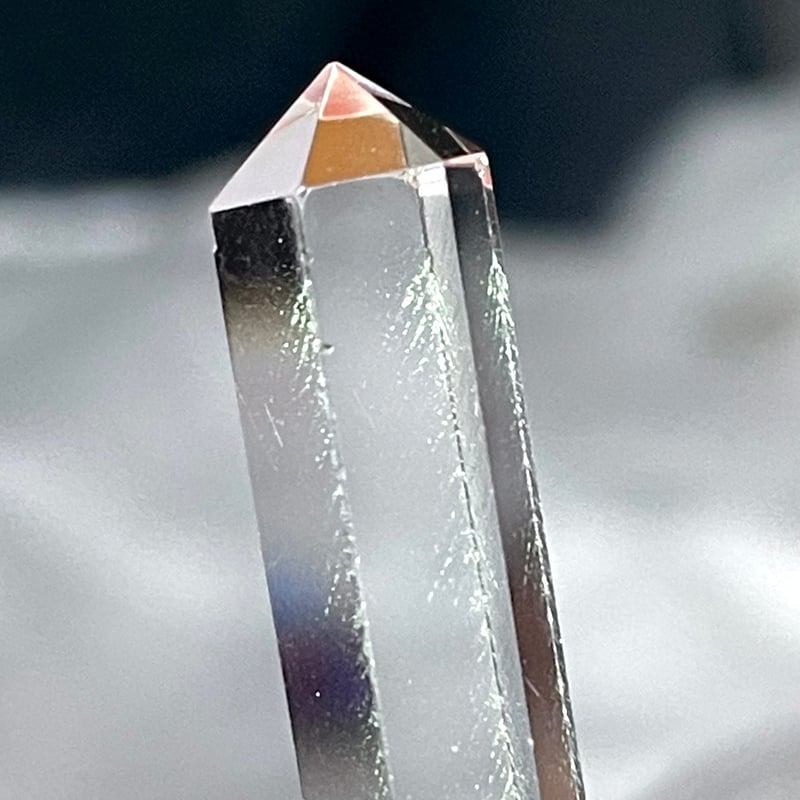 水晶【ヒマラヤ山脈・マニカラン産】ミニタワー◇六角柱ポイント