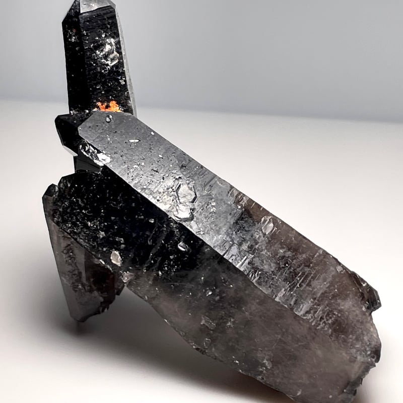 極上モリオン【黒水晶】ポイント◇クラスター◇天然石 極上モリオン【黒水晶】ポイント◇クラスター◇天然石