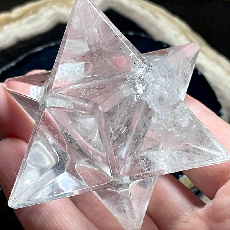 水晶】マカバスター【星形八面体】天然石☆パワーストーン 水晶】マカバスター【星形八面体】天然石☆パワーストーン