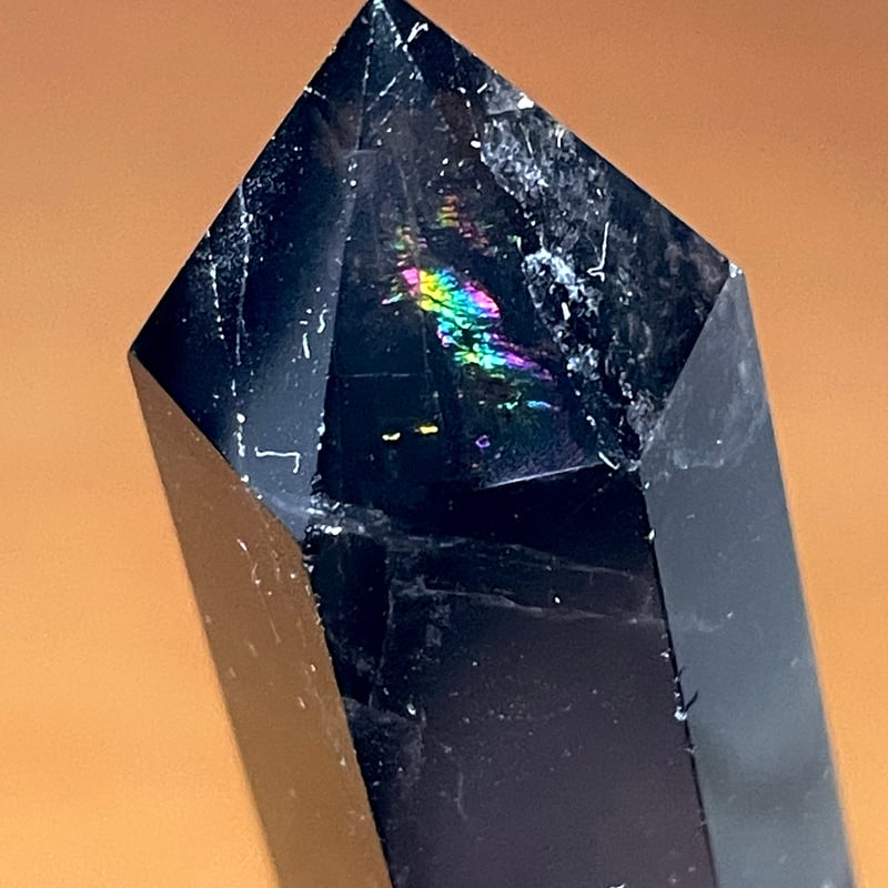 モリオン【黒水晶】タワー◇六角柱◇ポイント◇天然石◇パワーストーン