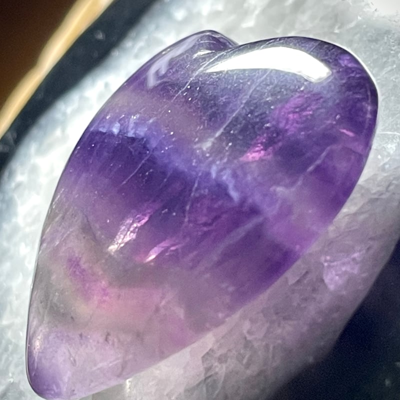 ヘアゴム   天然石  パワーストーン  パープルカルサイト♡ ヘアゴム 天然石 パワーストーン パープルカルサイト♡ 楽天市場】【連