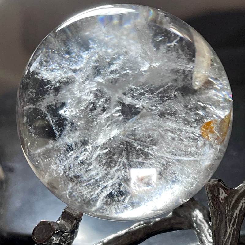 天然水晶【クリアクォーツ】丸玉○スフィア◇天然石◇パワーストーン