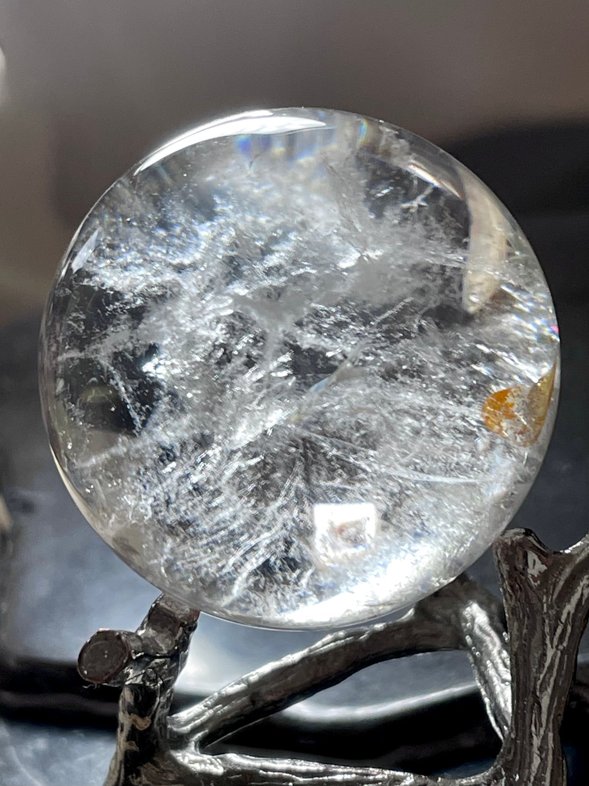 水晶＊クリアクリスタル＊5.9cmスフィア＊パワーストーン天然石 水晶＊クリアクリスタル＊5.9cmスフィア＊パワーストーン天然石