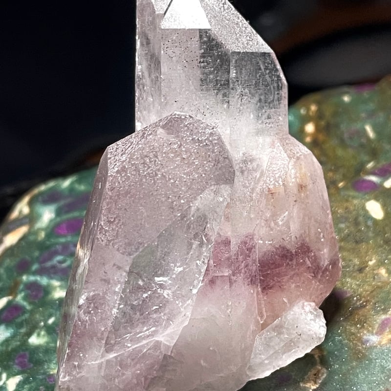 レッドファントムクォーツ【赤幻影水晶】クラスター◇原石◇天然石