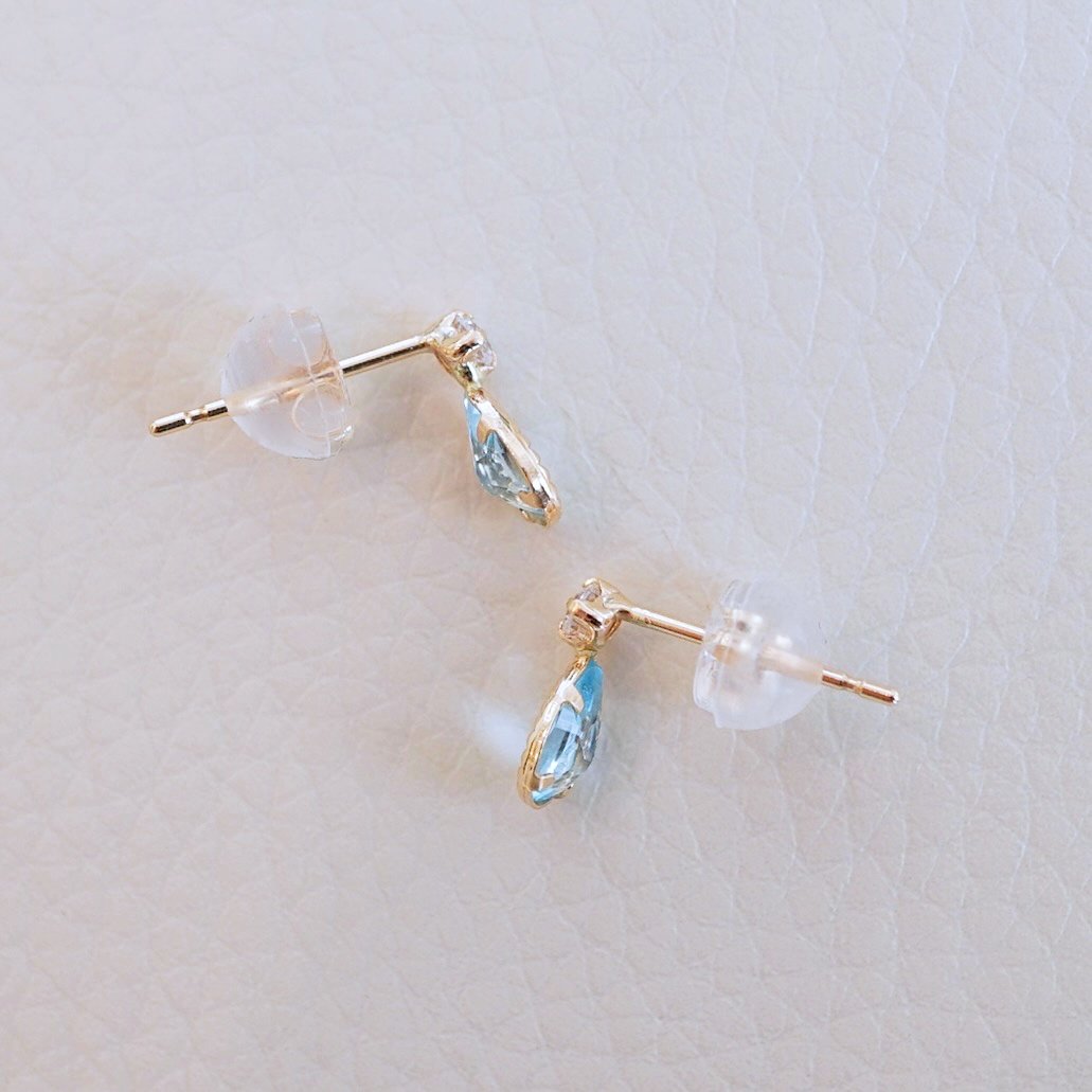 【*・yuyu・* 】K10•K10WG ピアス リクエスト 3点 まとめ K10WG ピアス ダイヤ 0.10 ×2 美品 - メルカリ