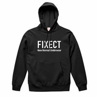 FIXECT-裏起毛パーカー (Black)