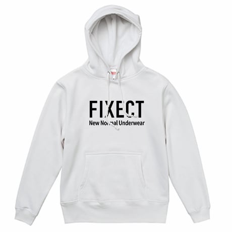 FIXECT-裏起毛パーカー (White)