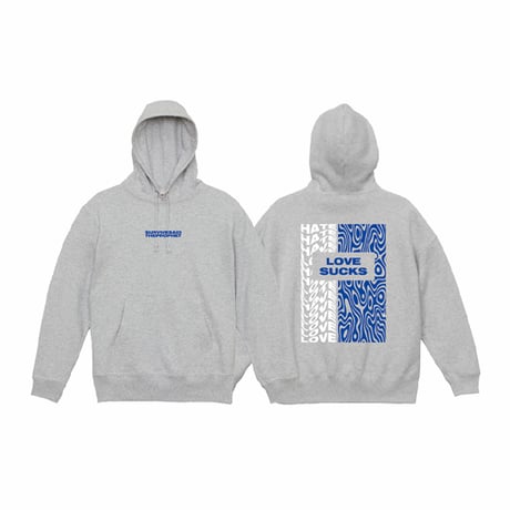 LOVE | HATE HOODIE (ASH) | SSTP OFFICIAL STORE