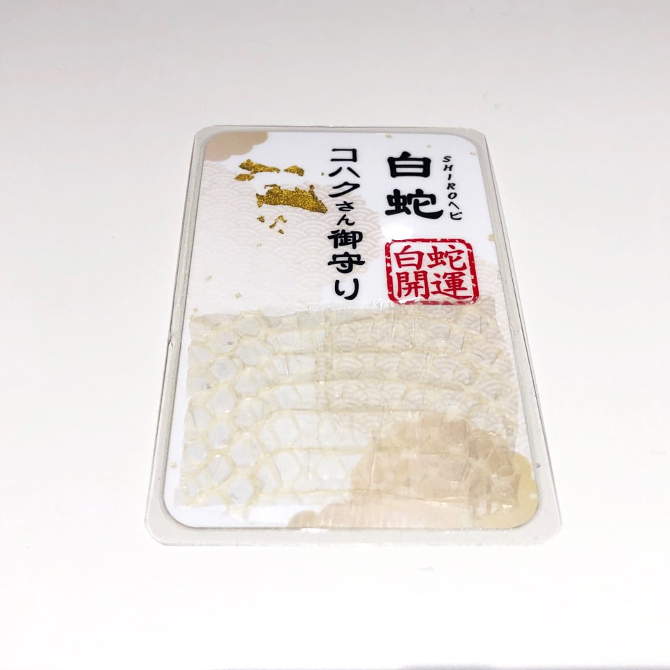 白蛇抜け殻入り〜御守り〜(胴体部24) | 「SHIROヘビのコハク 白蛇抜け殻入り〜御守り〜(胴体部24) | 「SHIROヘビのコハク