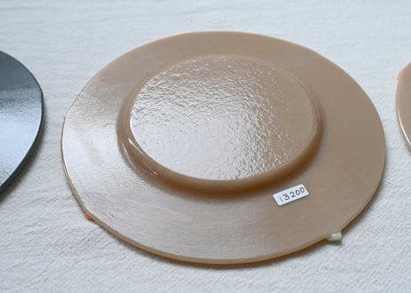 天気雨　φ21cm コラージュ皿