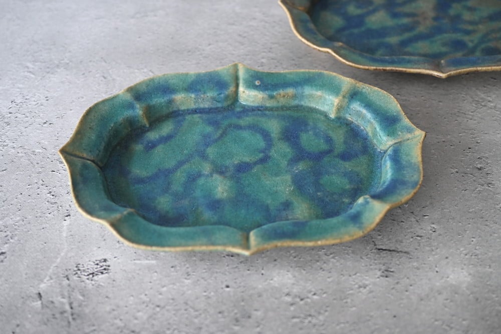 藤原純 4トンガリオーバル 青 | Sno 暮らしのもの