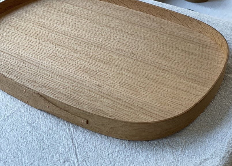 フナハシトモハルさん　輪花のお盆　30cm トレー　プレート フナハシトモハルさん 輪花のお盆 30cm トレー プレート