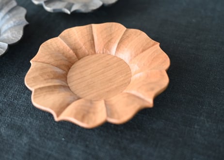 フナハシトモハル 花茶托　Φ110　山桜