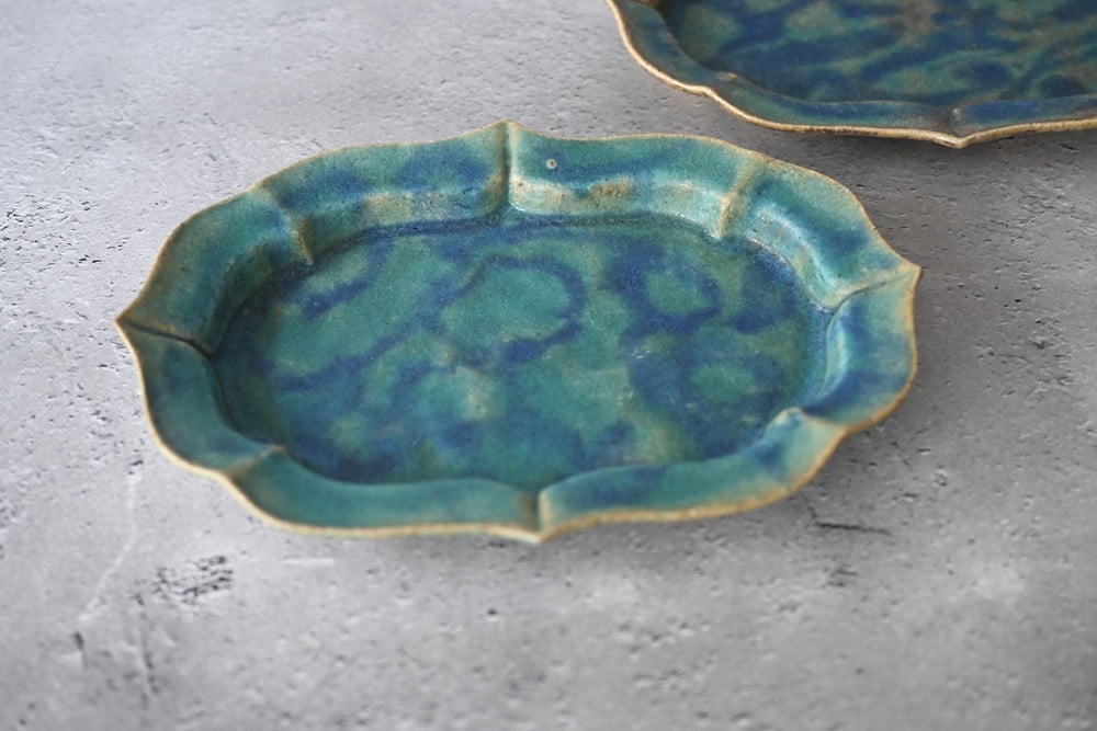 藤原純 4トンガリオーバル 青 | Sno 暮らしのもの