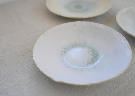 五嶋穂波　　春霞　平皿18cm②