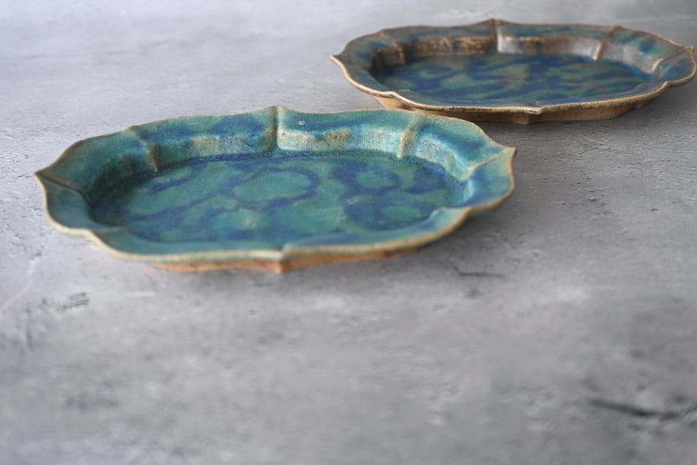 藤原純 4トンガリオーバル 青 | Sno 暮らしのもの