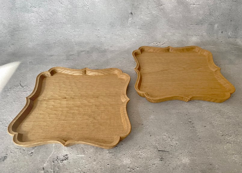 フナハシトモハル 稜花角盆 240*240 | Sno 暮らしのもの