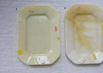 天気雨　コラージュ隅切り皿  3