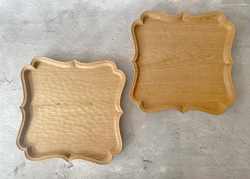 フナハシトモハル 稜花角盆 240*240 | Sno 暮らしのもの