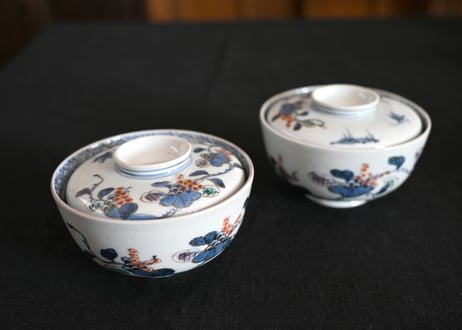 イトウサトミお茶碗お椀白黒2個セット新品