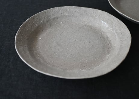 藤本羊子　石調プレート　23cm
