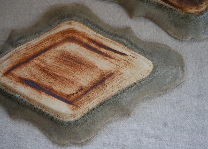 吉沢寛郎 額縁菱皿 | Sno 暮らしのもの