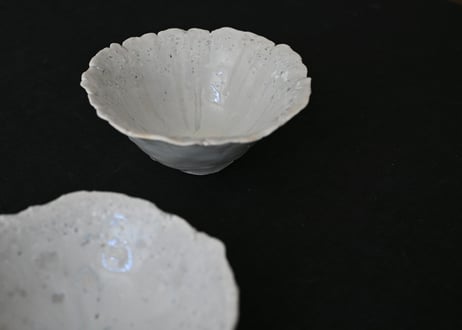 小坂梨絵　鉢  白