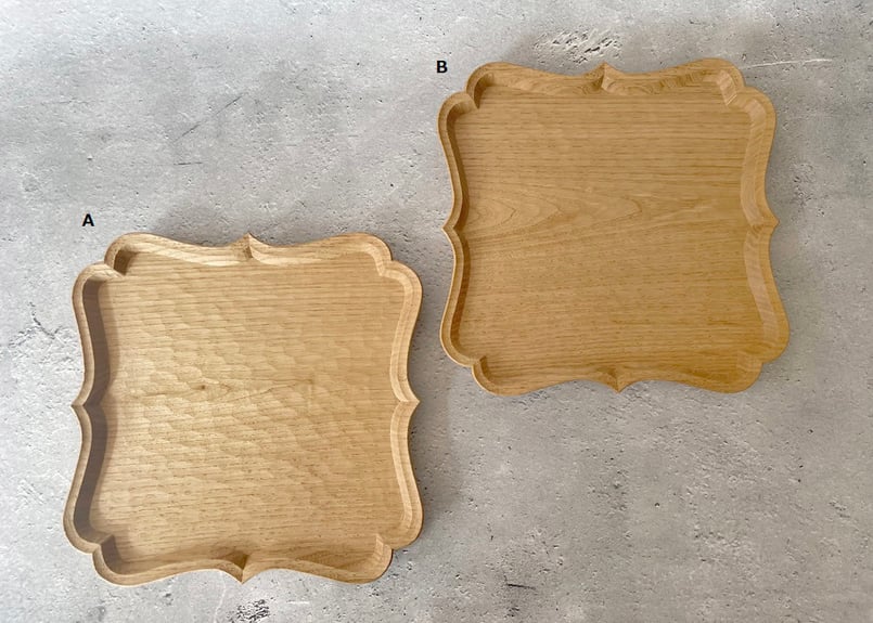 フナハシトモハル 稜花角盆 240*240 | Sno 暮らしのもの