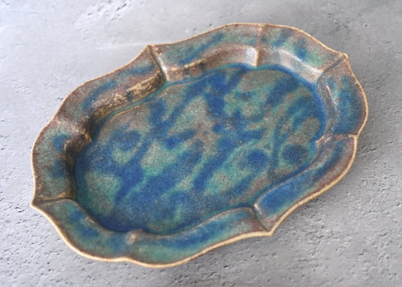 藤原純 4トンガリオーバル 青 | Sno 暮らしのもの