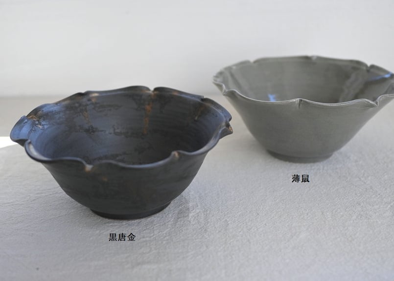 石渡磨美 稜花6寸鉢 | Sno 暮らしのもの