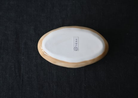 藤本羊子　楕円小皿